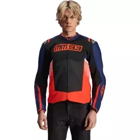 Blouson Alpinestars MM93 T-SPS Air V2 Bleu Marine Noir Rouge Fluo Blanc