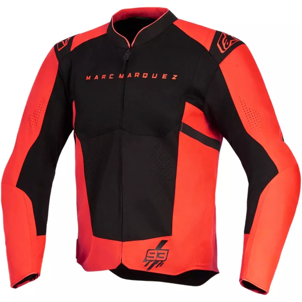 Blouson Alpinestars MM93 T-SPS Air V2 Rouge Fluo Noir