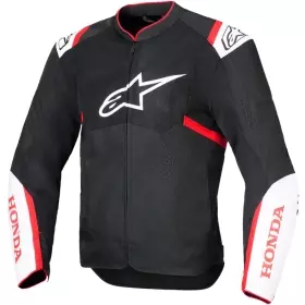 Blouson Alpinestars Honda T-SPS Air V2 Noir Blanc Rouge Vif