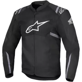Blouson Alpinestars Honda T-SPS Air V2 Noir Gris Foncé Gris Glacé