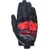 Gants Alpinestars MM93 SPX 1 Noir Rouge Vif Blanc