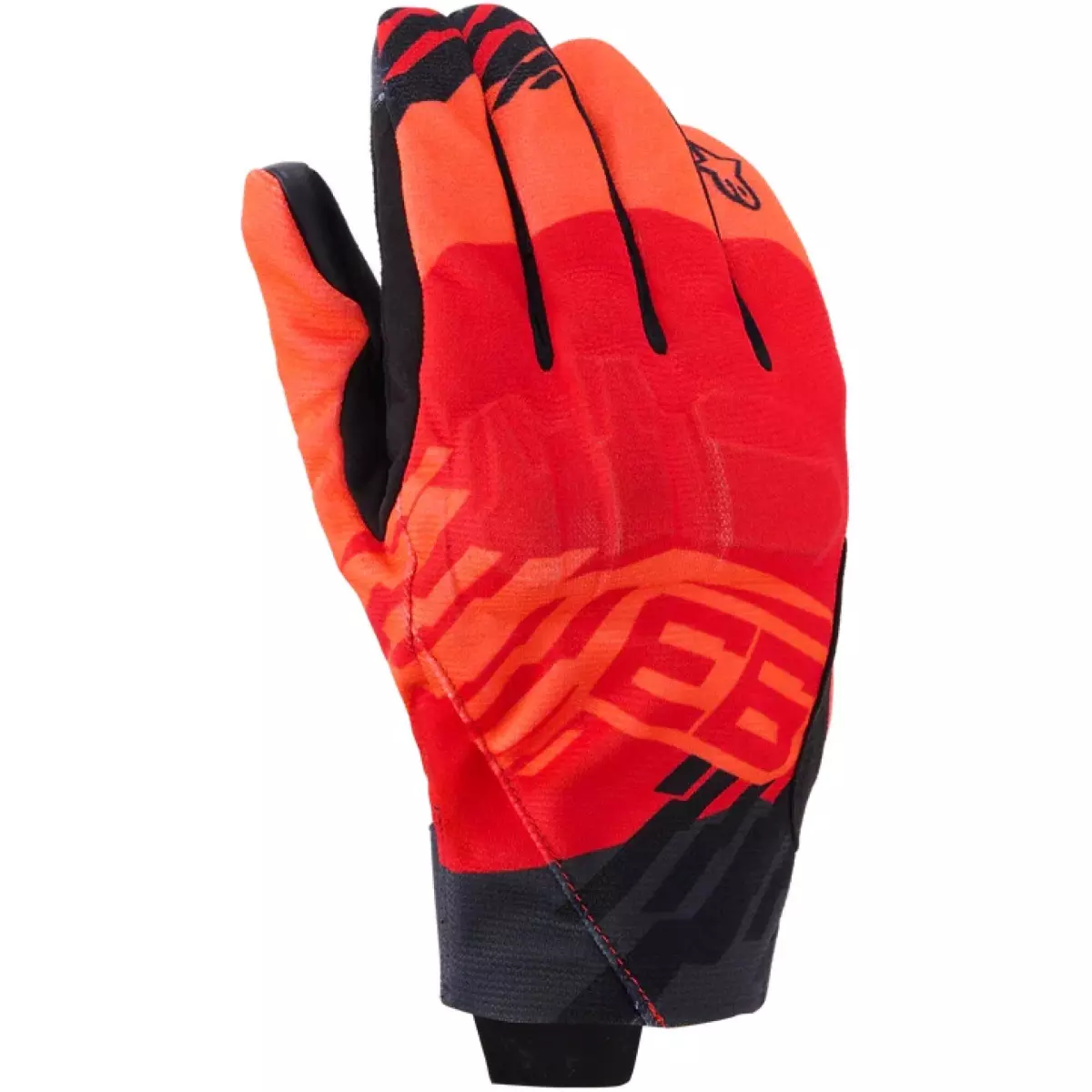 Gants Alpinestars MM93 Reef V2 Rouge Fluo Rouge Vif Noir