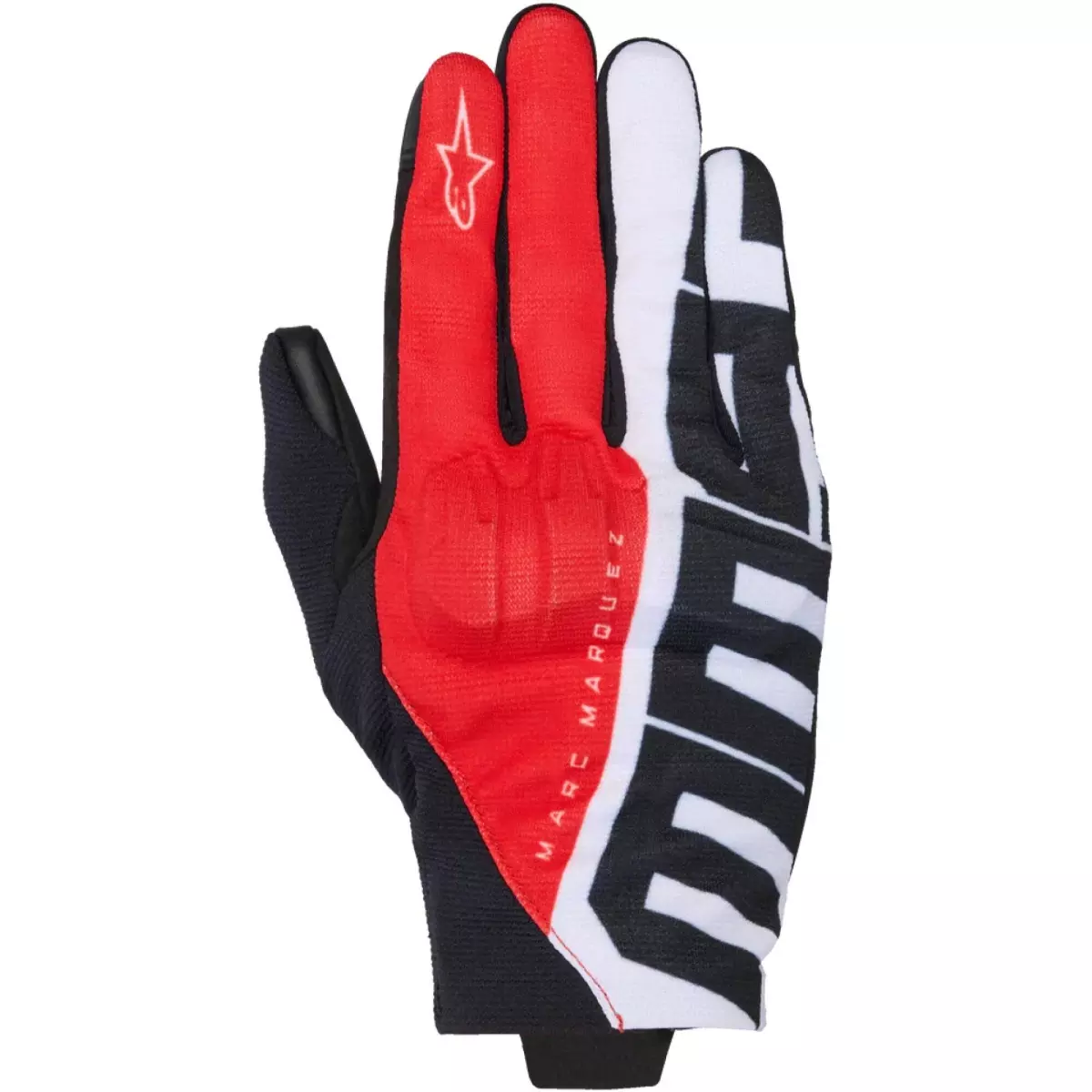 Gants Alpinestars MM93 Reef V2 Noir Rouge Vif Blanc