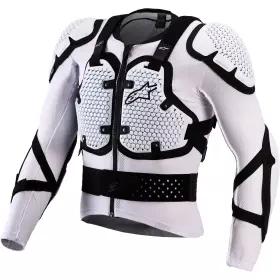 Gilet De Protection Cross Alpinestars Bionic Action V3 Blanc Noir