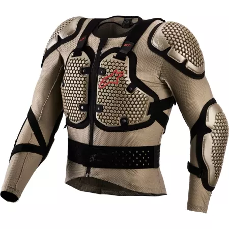 Gilet De Protection Cross Alpinestars Bionic Action V3 Aluminium Noir Rouge Fluo - Protections Cross ALPINESTARS