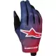 Gants Cross Alpinestars Radar Rouge Feu Bleu Profond