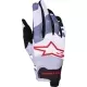 Gants Cross Alpinestars Radar Gris Cendré Lilas Rouge Noir