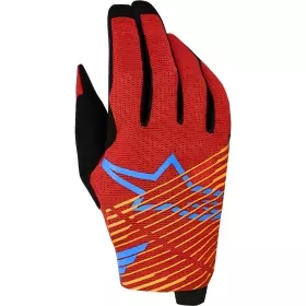 Gants Cross Alpinestars Radar Pro Rouge Feu Noir