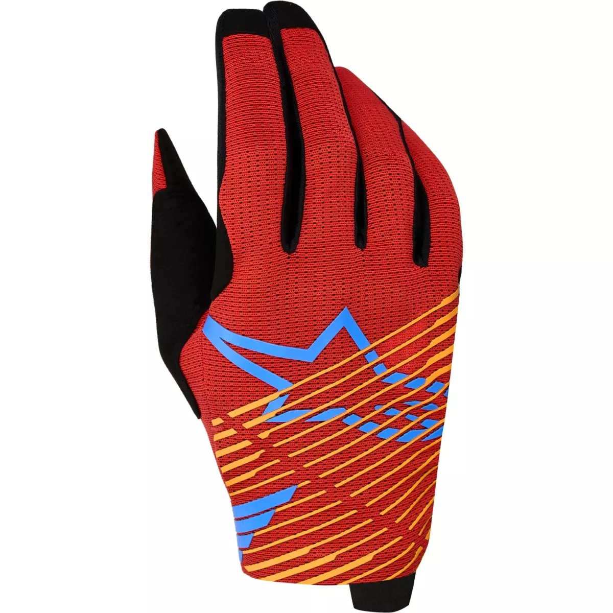 Gants Cross Alpinestars Radar Pro Rouge Feu Noir