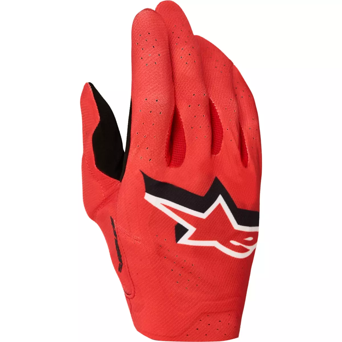 Gants Cross Alpinestars Supertech Mx Rouge Feu Noir Blanc