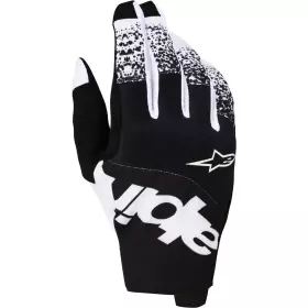 Gants Cross Alpinestars Techstar Blanc Noir