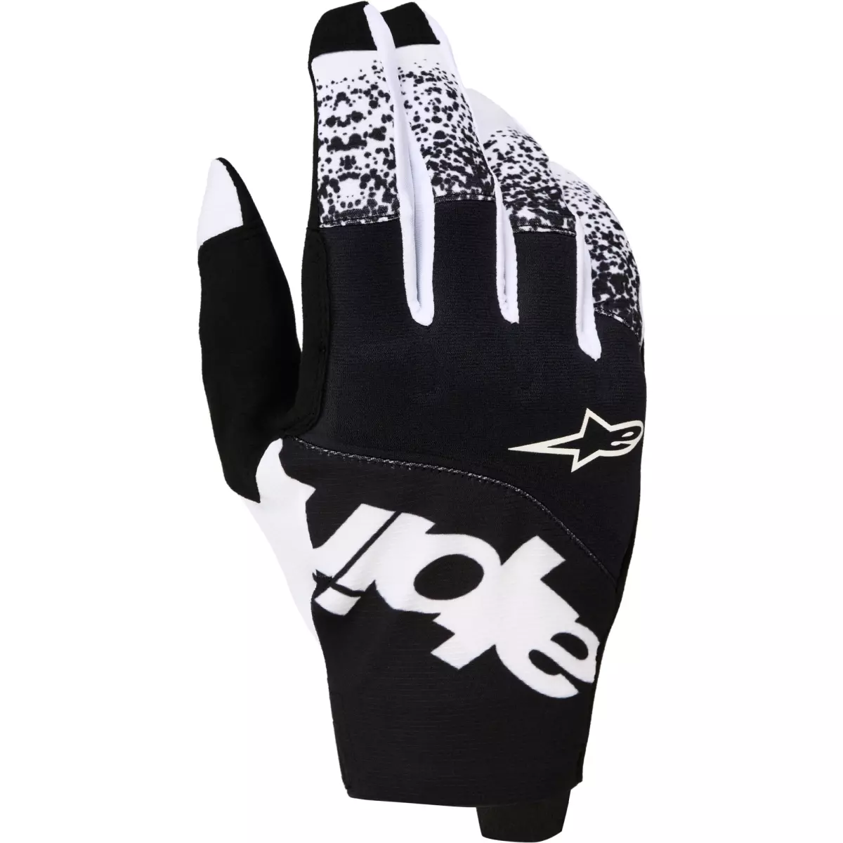 Gants Cross Alpinestars Techstar Blanc Noir