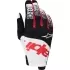 Gants Cross Alpinestars Techstar Noir Blanc Rouge Fluo