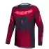 Maillot Cross Alpinestars Stella Techstar Swan Crimson Gris Foncé Rouge