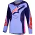 Maillot Cross Alpinestars Youth Fluid Hunt Violet Rose Fluo