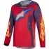 Maillot Cross Alpinestars Youth Fluid Hunt Rouge Feu Graystone Corail Vif