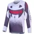 Maillot Cross Alpinestars Youth Supertech Swan Lilas Gris Foncé Rouge Fluo