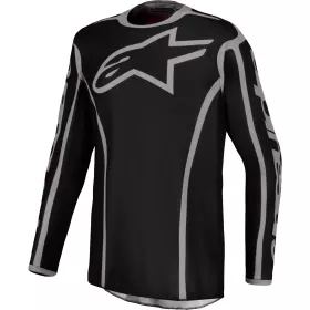 Maillot Cross Alpinestars Fluid Apex V2 Noir Argent