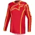 Maillot Cross Alpinestars Fluid Apex V2 Rouge Feu Doré