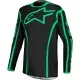 Maillot Cross Alpinestars Fluid Apex V2 Noir Vert Fluo