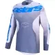 Maillot Cross Alpinestars Racer Amber Gris Cendré Lilas Ucla Bleu
