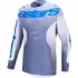 Maillot Cross Alpinestars Racer Amber Gris Cendré Lilas Ucla Bleu