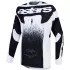 Maillot Cross Alpinestars Techstar Swan Blanc Noir