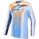 Maillot Cross Alpinestars Techstar Maven Bleu Poudré Mandarine Noir