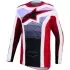 Maillot Cross Alpinestars Techstar Maven Rouge Feu Blanc Lavande Noir