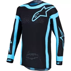 Maillot Cross Alpinestars Supertech Vesta Noir Turquoise