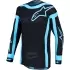 Maillot Cross Alpinestars Supertech Vesta Noir Turquoise