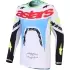Maillot Cross Alpinestars Supertech Dyna Lilas Vert Fluo Noir