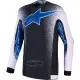 Maillot Cross Alpinestars Supertech Hiten AFD Noir Lilas Bleu Ciel