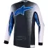 Maillot Cross Alpinestars Supertech Hiten AFD Noir Lilas Bleu Ciel