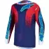 Maillot Cross Alpinestars Fluid Drag Bleu Marine Rouge Feu Blanc
