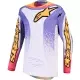 Maillot Cross Alpinestars Fluid Drag Lilas Bleu Iris Doré