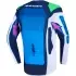 Maillot Cross Alpinestars Youth Supertech Maven Blanc Bleu Ciel Vert Fluo
