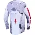 Maillot Cross Alpinestars Racer Air Lone Gris Blanc Camo Rouge Feu