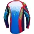 Maillot Cross Alpinestars Fluid Drag Bleu Marine Rouge Feu Blanc
