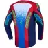 Maillot Cross Alpinestars Youth Fluid Drag Bleu Marine Rouge Feu Blanc