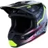 Casque Cross Alpinestars S-M7 Blaster Noir Gris Blanc