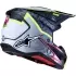 Casque Cross Alpinestars S-M7 Blaster Noir Gris Blanc