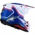Casque Cross Alpinestars S-M7 Blaster Blanc Bleu Rouge