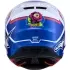 Casque Cross Alpinestars S-M7 Blaster Blanc Bleu Rouge