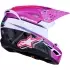 Casque Cross Alpinestars Enfant SM3 Falcon Blanc Violet Noir
