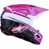 Casque Cross Alpinestars SM3 Falcon Blanc Violet Noir