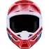 Casque Cross Alpinestars SM3 Falcon Rouge Fluo Blanc Bleu
