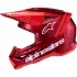 Casque Cross Alpinestars SM3 Radium Rouge Fluo