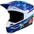 Casque Cross Alpinestars Enfant SM3 Falcon Bleu Blanc Noir