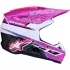Casque Cross Alpinestars Enfant SM3 Falcon Blanc Violet Noir